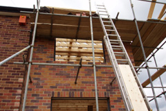 multiple storey extensions Stock